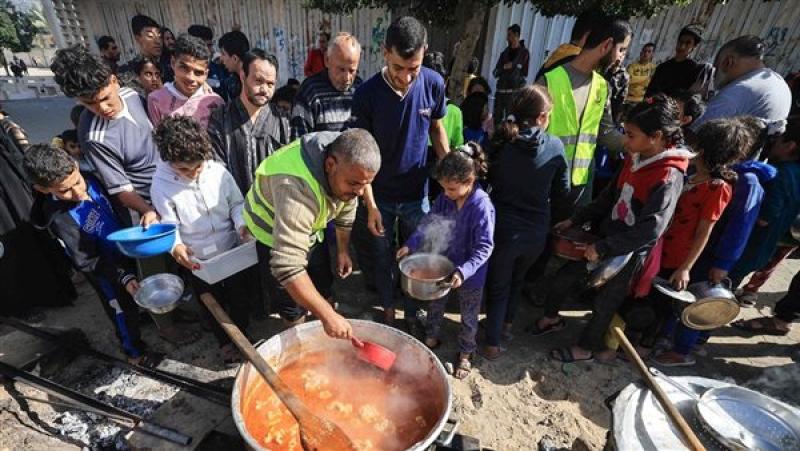 توزيع الغذاء داخل غزة
