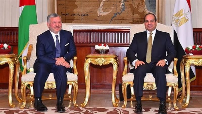 الرئيس السيسي والملك عبد الله من لقاء سابق