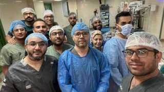 فريق طبي بمستشفي سوهاج الجامعي ينجح في استئصال  ورم دموي في الأنف ممتد إلى المخ
